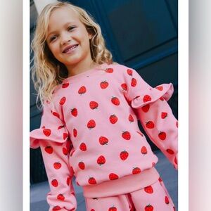 Lola and the boys Strawberry Jogger set 8y